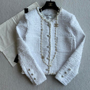 CC 25 Jacket In White Cotton 234889