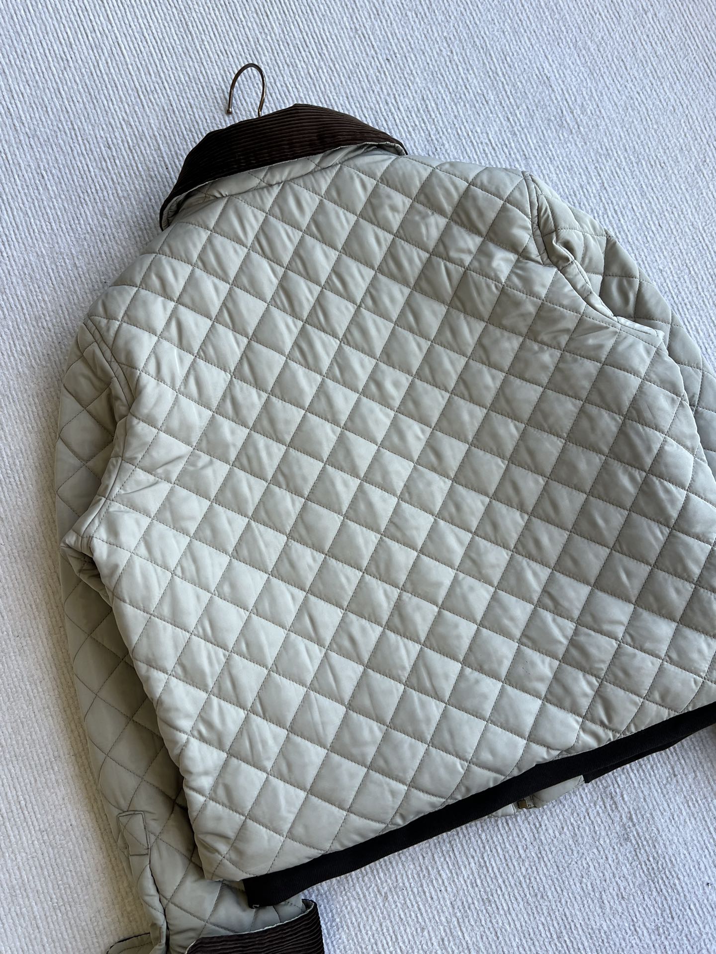 Loewe 2025 Jacket Cream Brown Cotton Polyester 325274