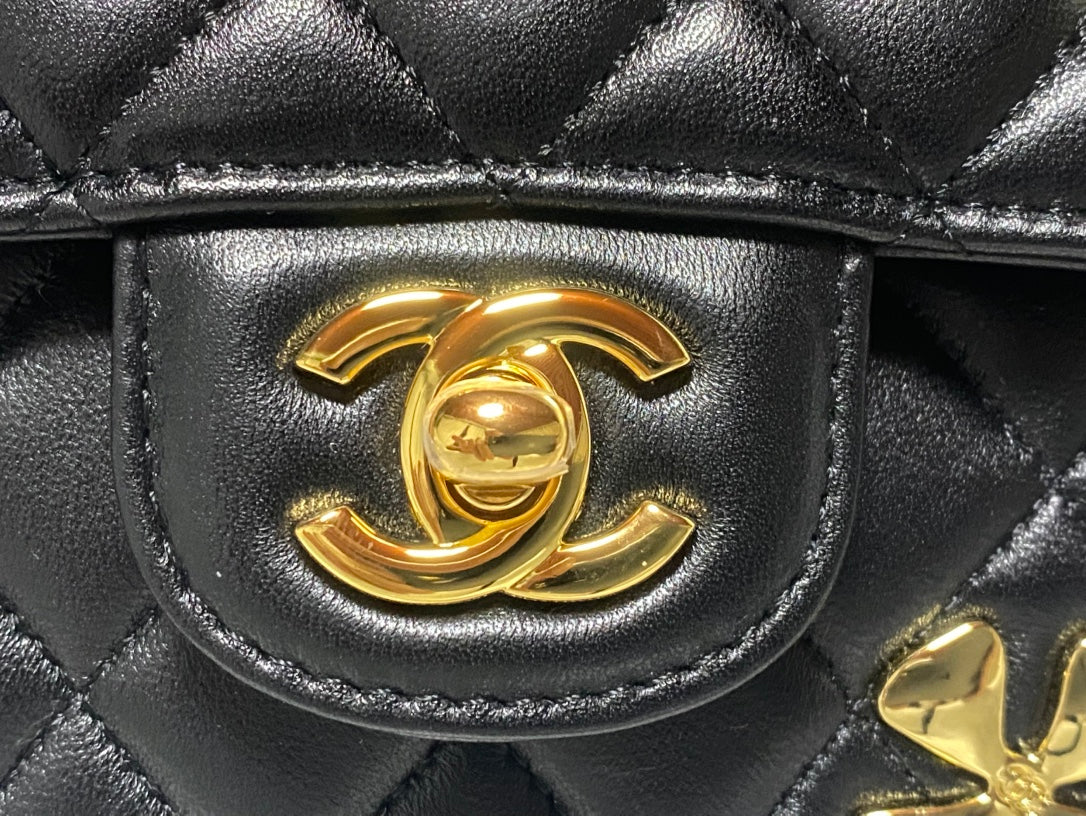 Chanel 2026 Animal Gold Charm Flap Bag Lambskin