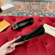 LV Shake Flat Ballerina Black Lambskin