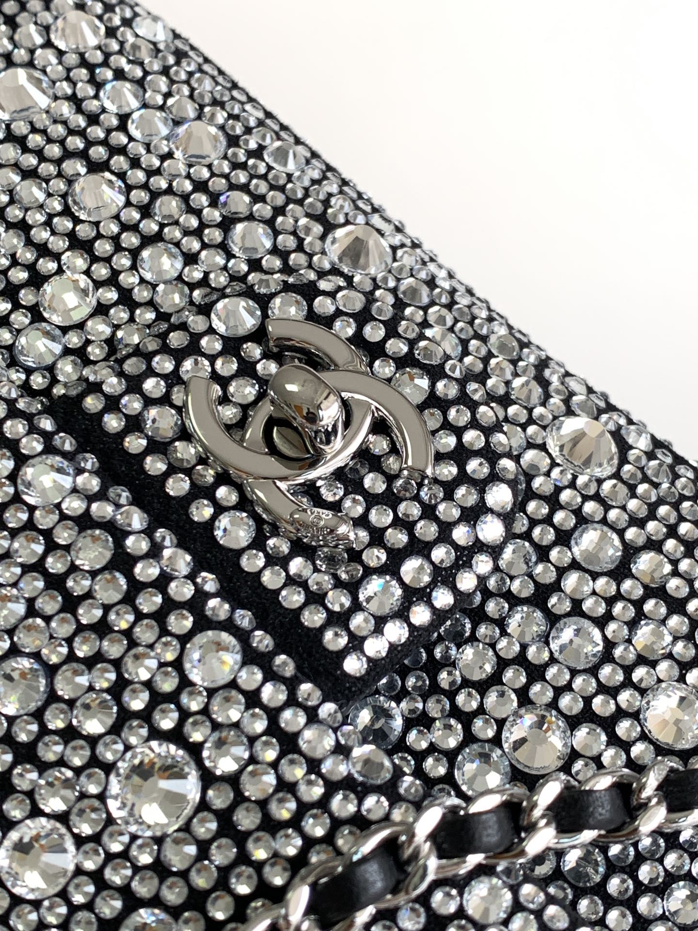 CC 24S Mini Flap Bag 20cm Stone Inlaid