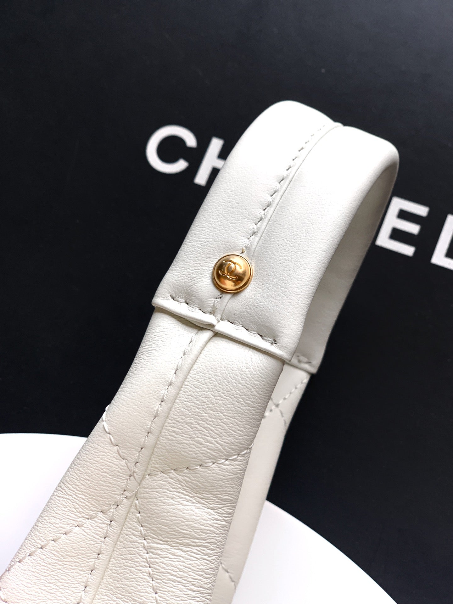 Chanel 2026 Hobo Bag 29cm White Calfskin