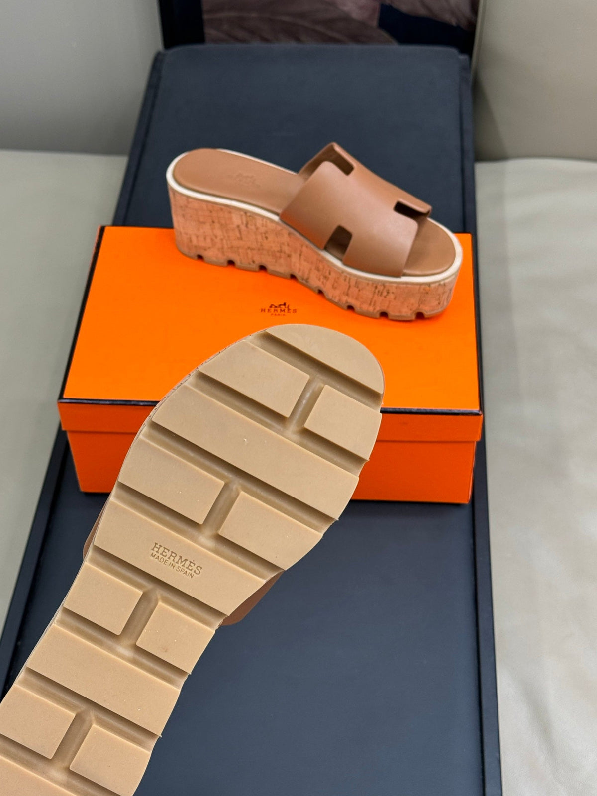 HM 25C Eze 30 Sandal Naturel Calfskin 212713