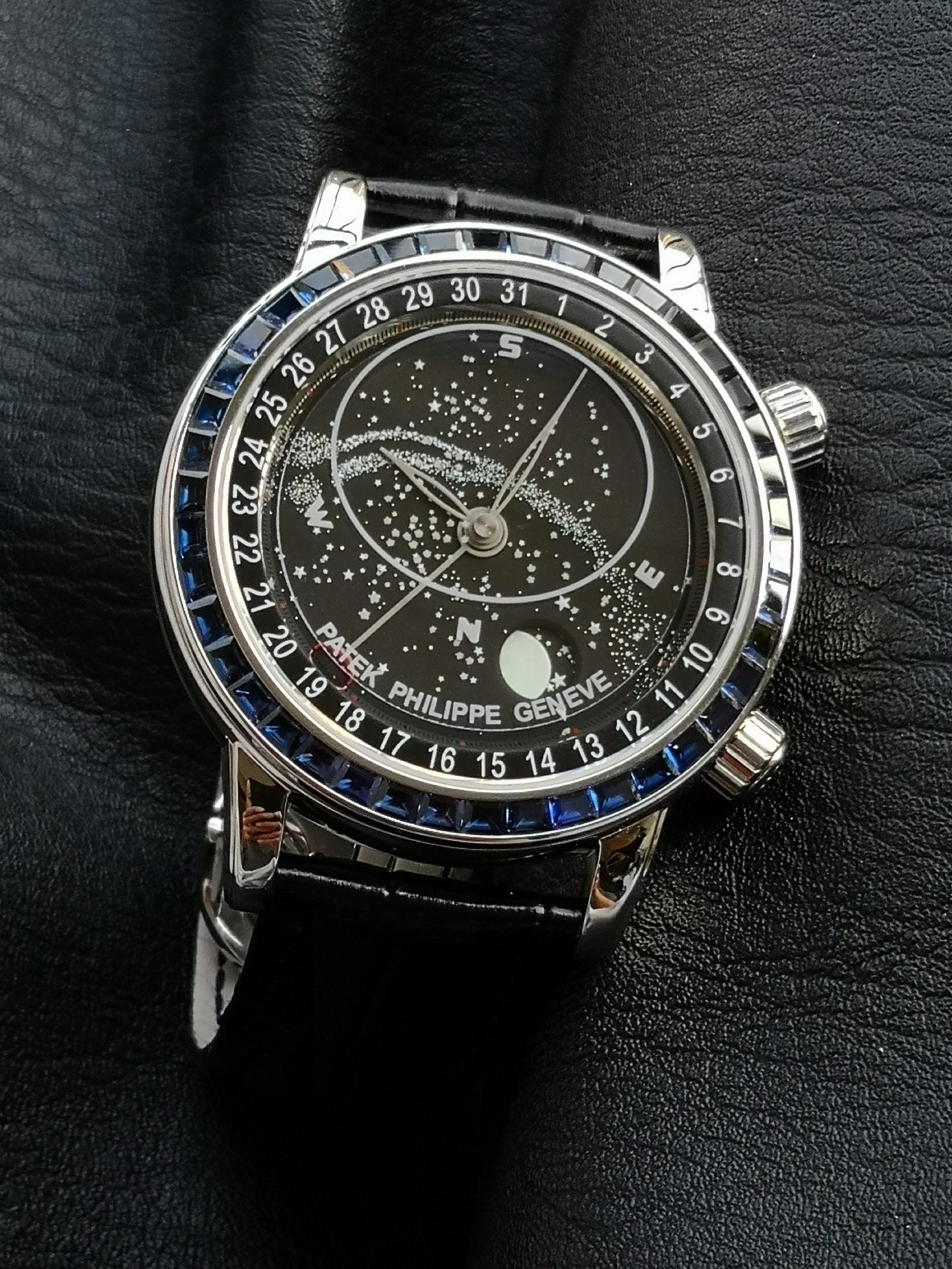 Patek Philippe Celestial Grand Complication 44mm Blue Gemstones Black Dial