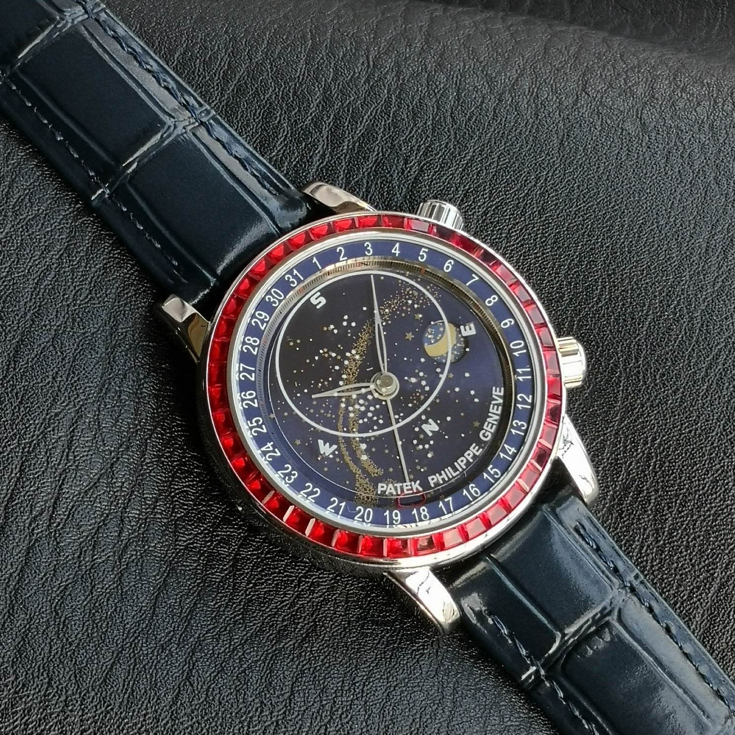 Patek Philippe Celestial Grand Complication 44mm Red Gemstones Blue Dial