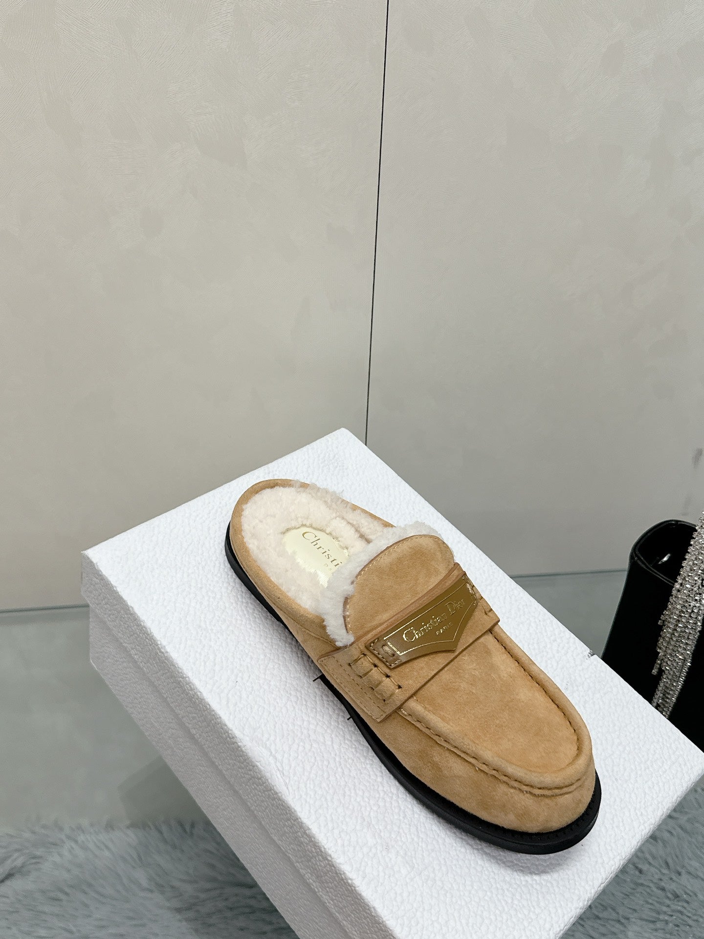Dior 2026 Boy Mule Tan Suede 966804