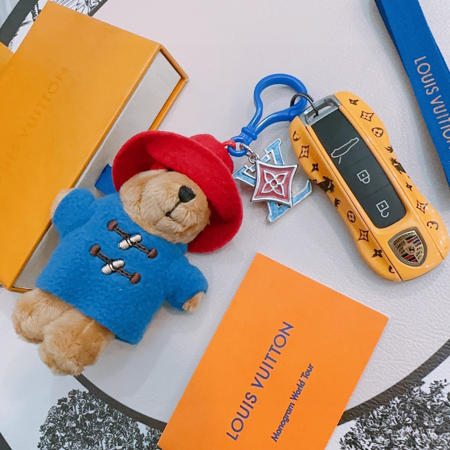 LV Paddington Bear Charm