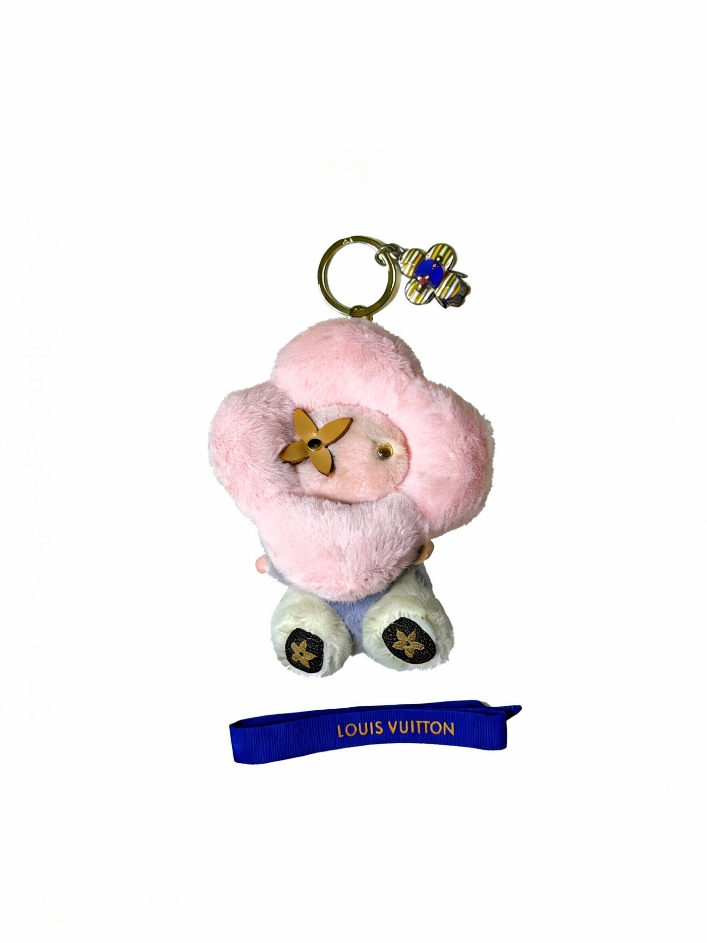 LV Vivienne Brown and Pink Charm