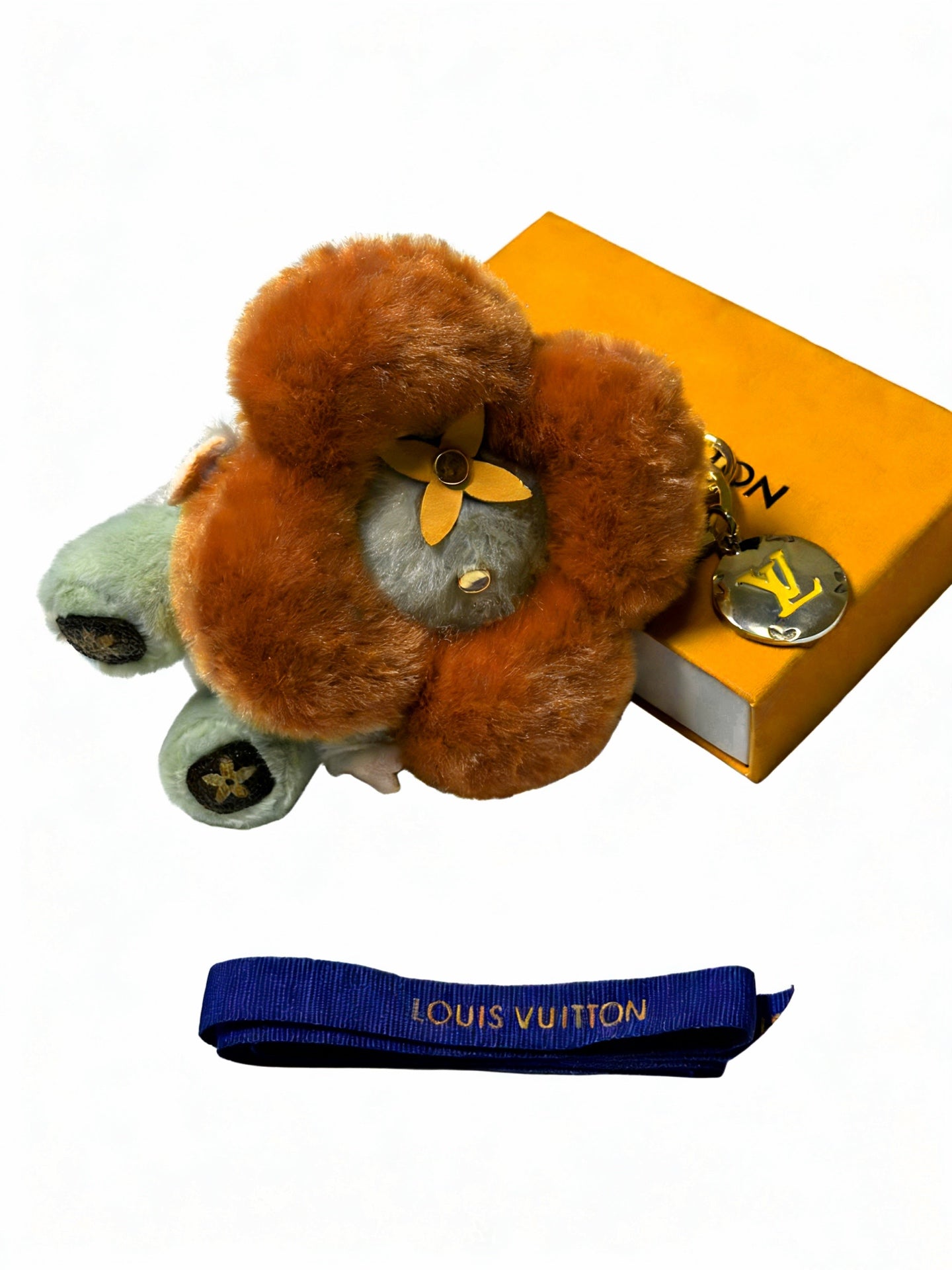 LV Vivienne Brown and Pink Charm