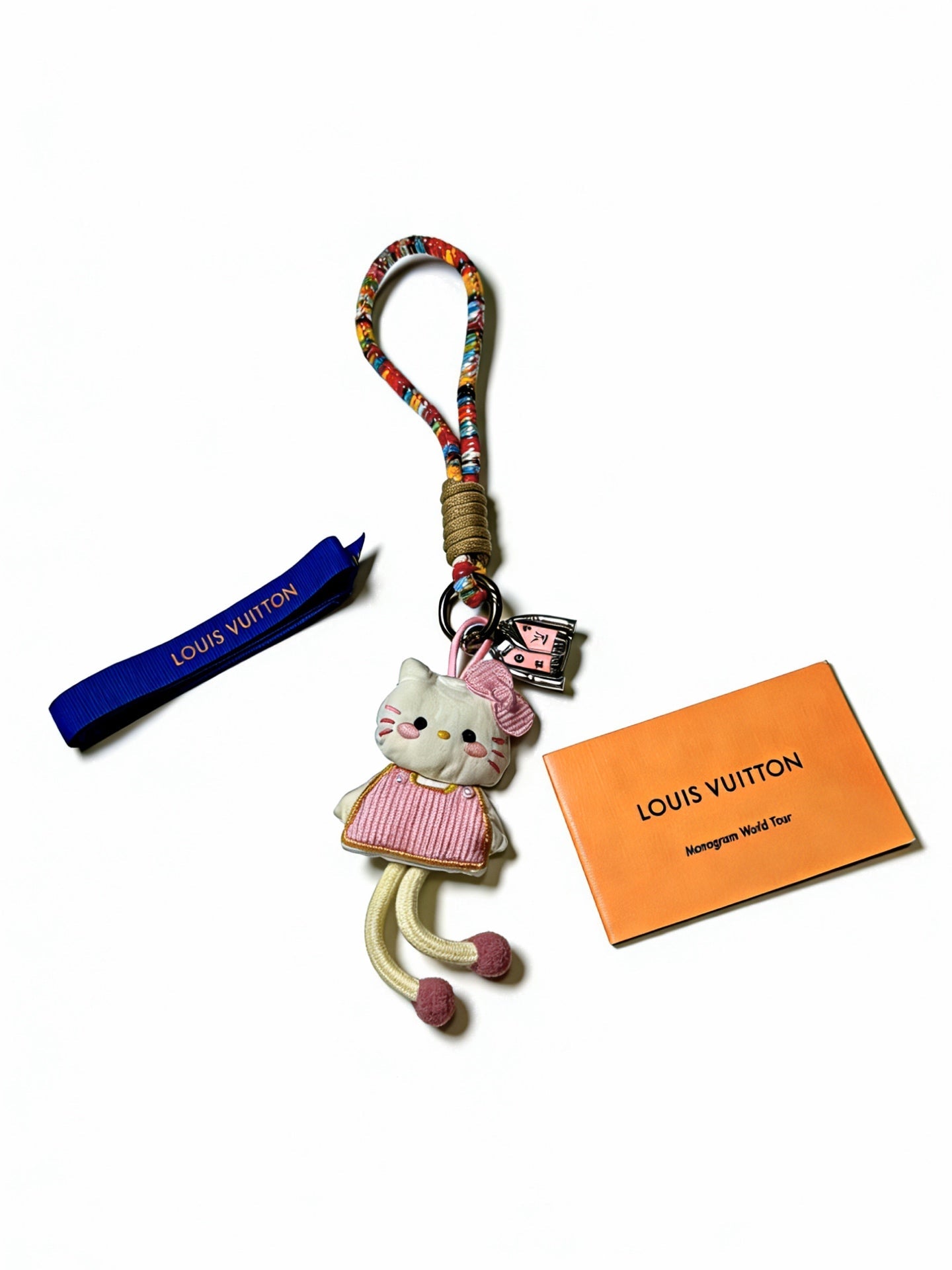 LV Hello Kitty Cream Pink Charm
