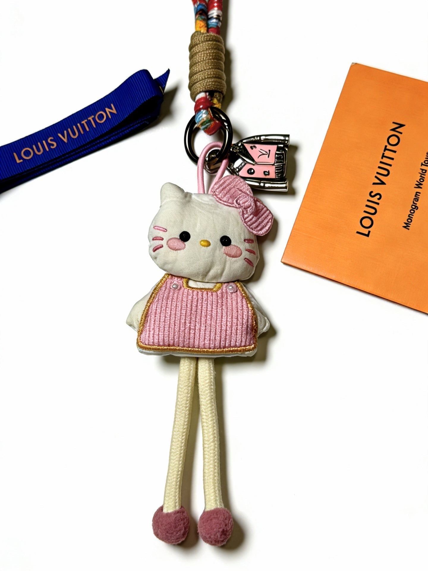 LV Hello Kitty Cream Pink Charm