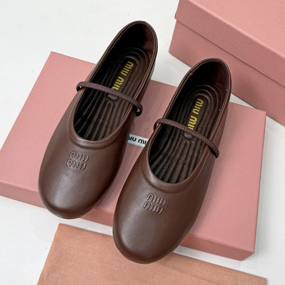 Miumiu 2026 Ballet Flat Nappa Leather 956928
