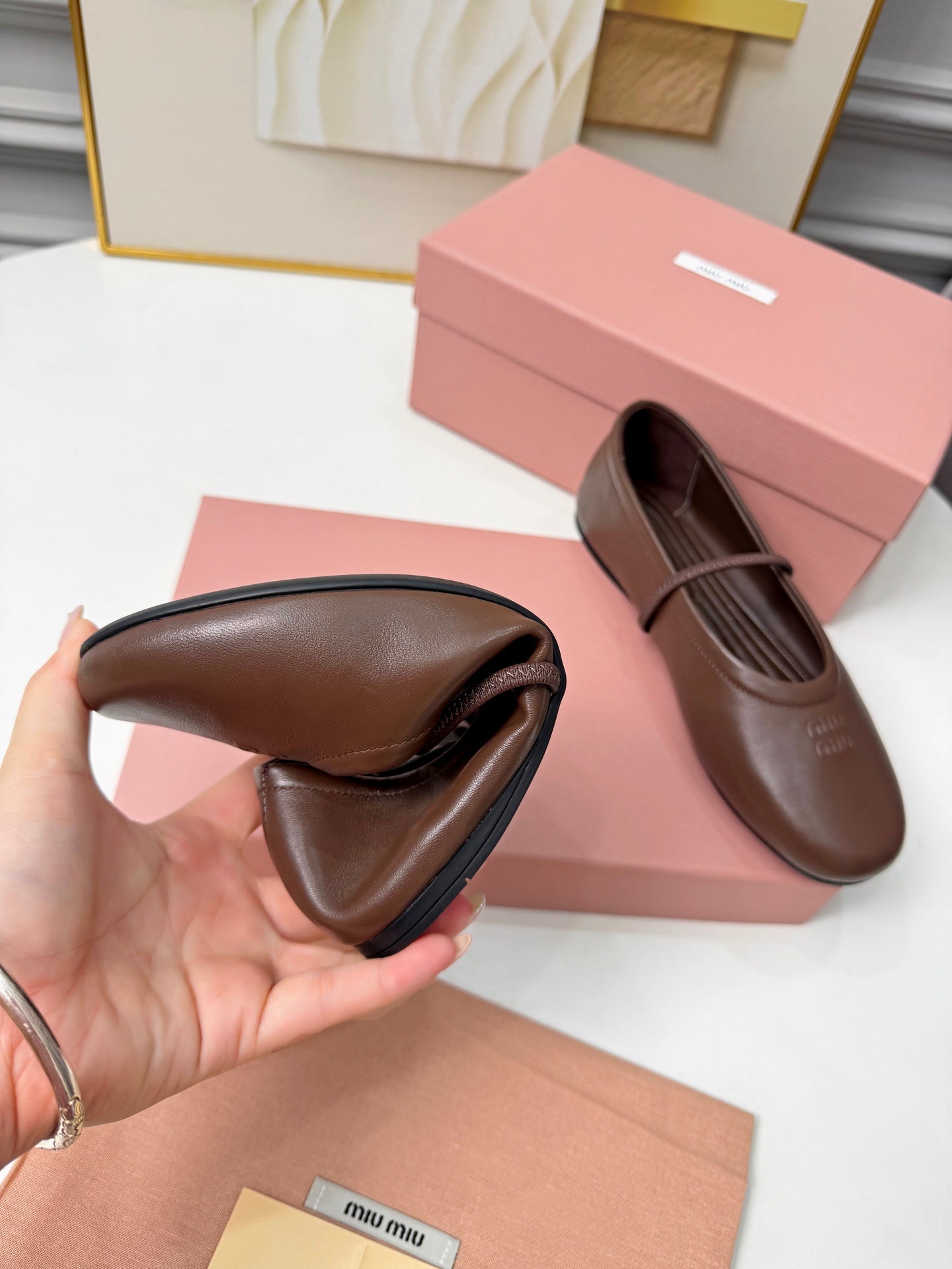 Miumiu 2026 Ballet Flat Nappa Leather 956928
