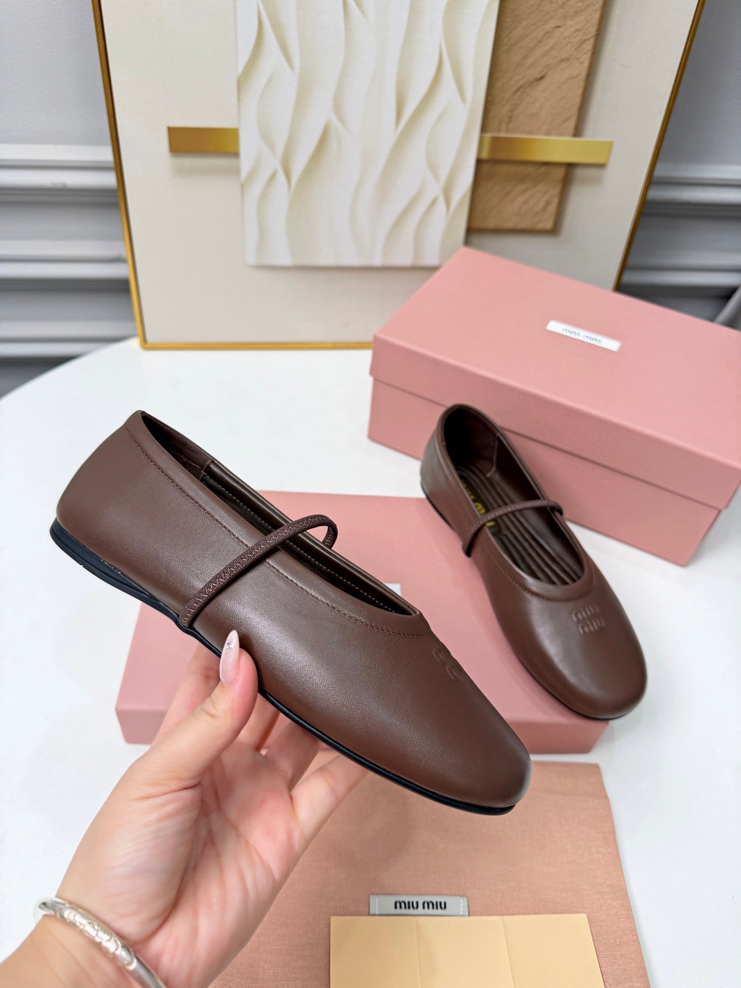Miumiu 2026 Ballet Flat Nappa Leather 956928