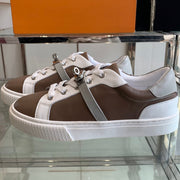 HM Day Sneaker Chocolate mix White Calfskin 291833