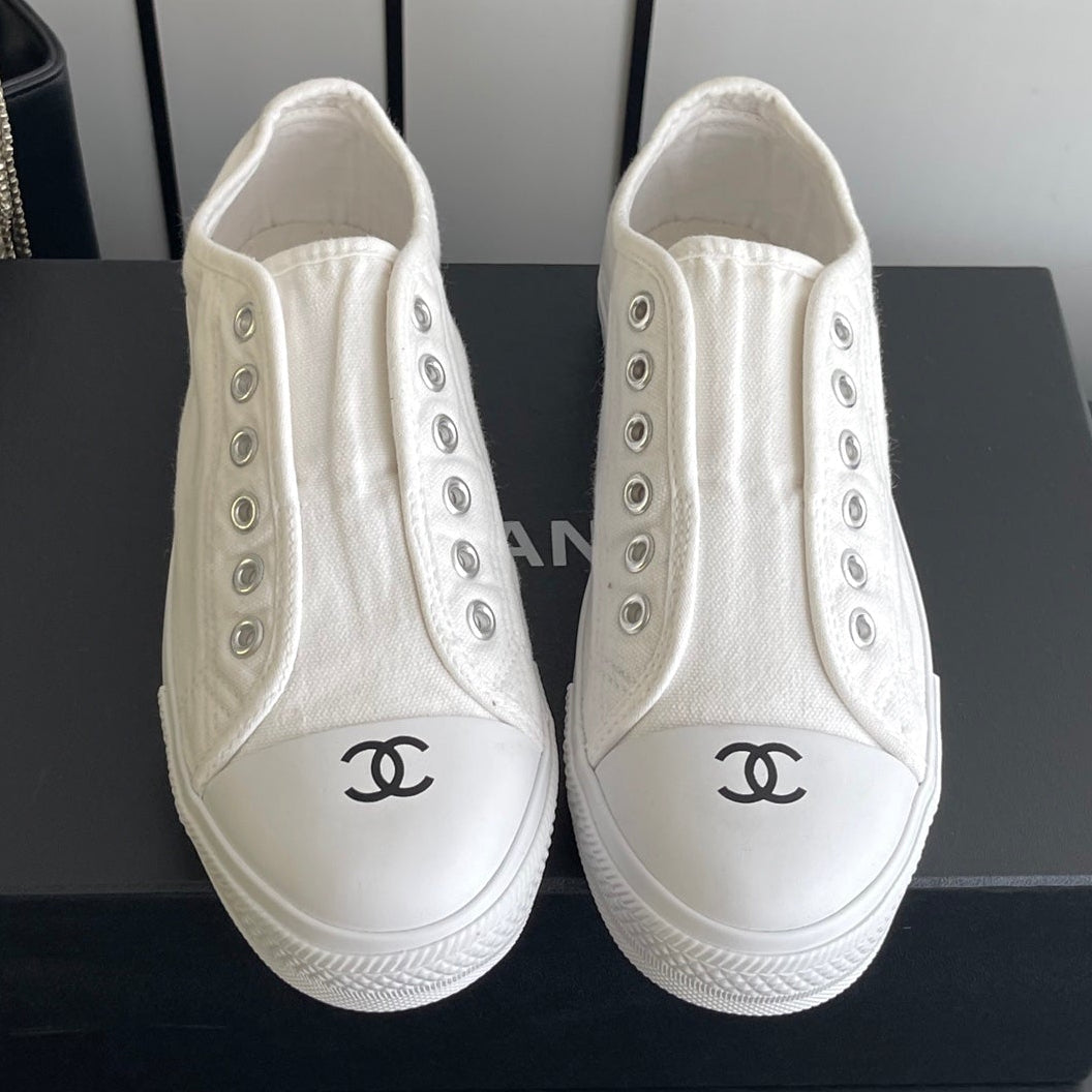 Chanel 2026 Platform Sneakers Canvas 945154