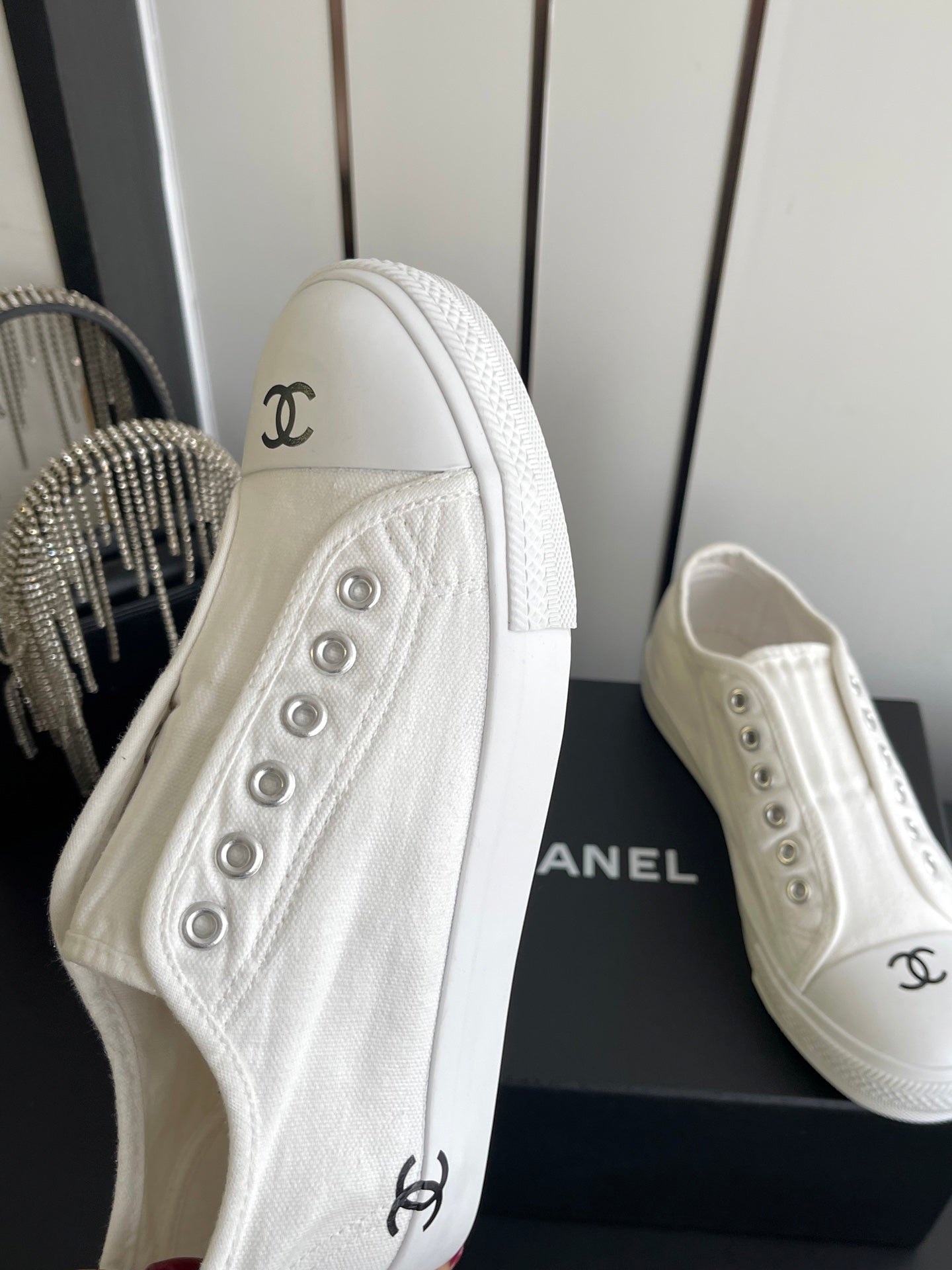 Chanel 2026 Platform Sneakers Canvas 945154