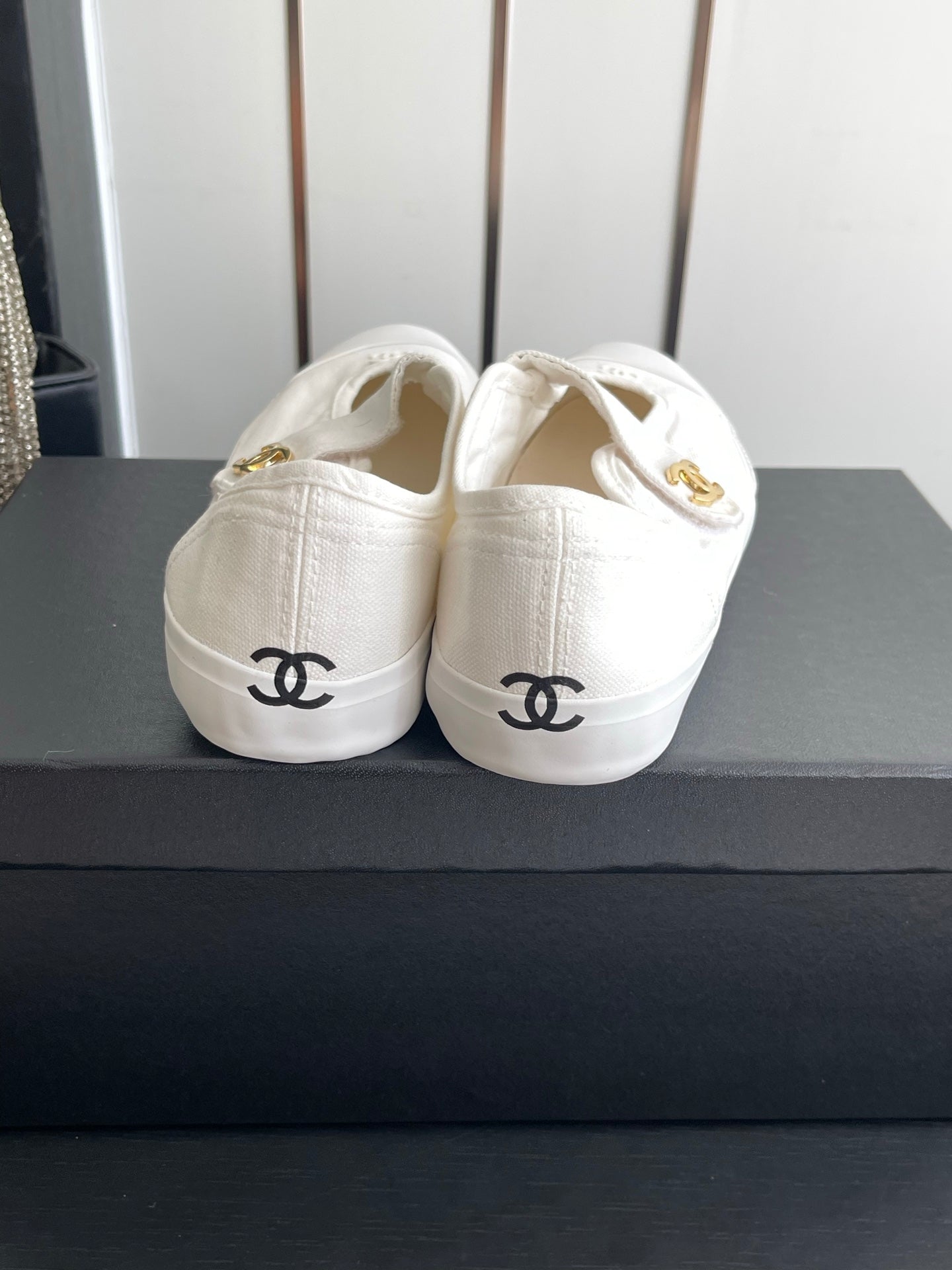Chanel 2026 Strap Sneakers Canvas 945162