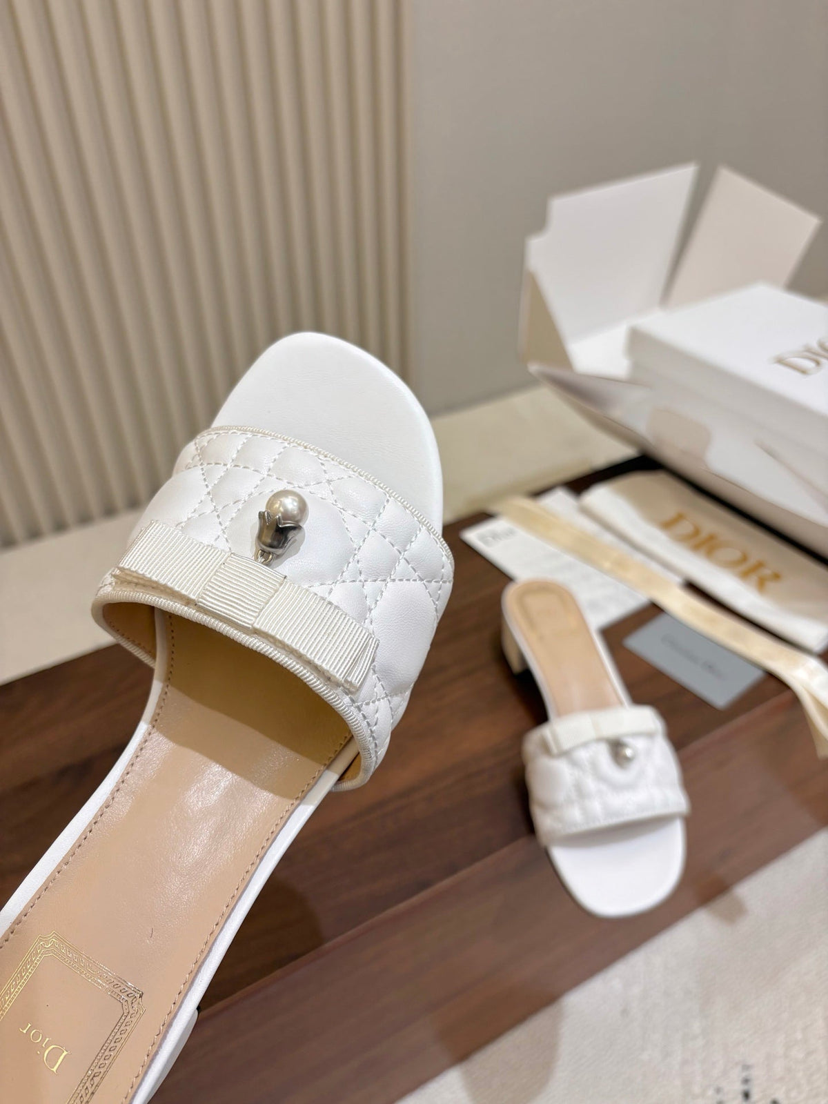 Dior 2026 Cannage Sandals Sheepskin 988362