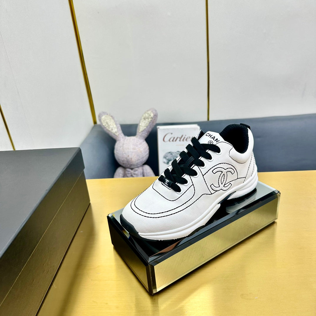 Chanel 2026 CC Logo Sneakers Fabric 986968