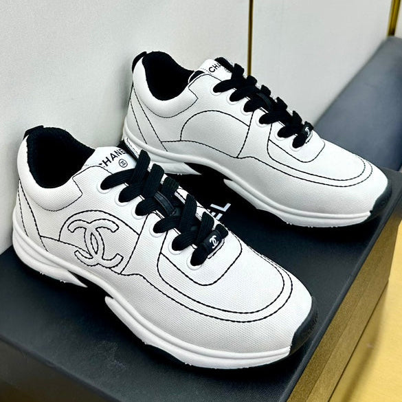 Chanel 2026 CC Logo Sneakers Fabric 986968