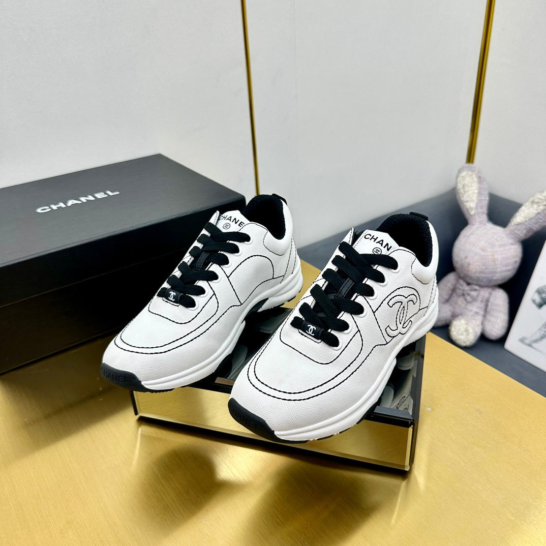 Chanel 2026 CC Logo Sneakers Fabric 986968
