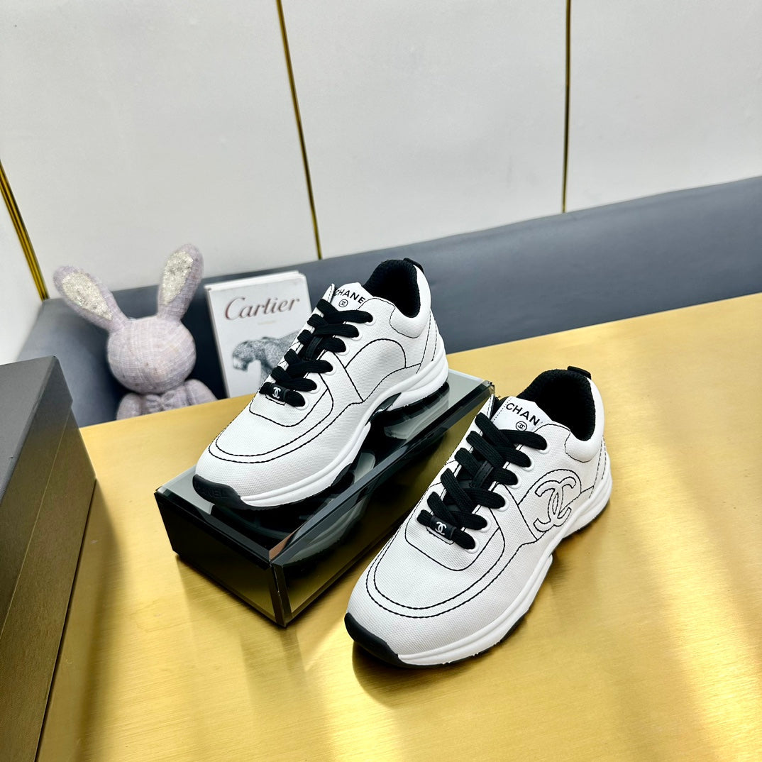 Chanel 2026 CC Logo Sneakers Fabric 986968