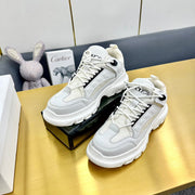 CD Sneaker 50mm In White Mix Azureish White Cowhide And Mesh Fabric 111473