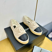 CC 25s Slipâ€“on Espadrilles Beige Velvet 297828