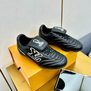 LV 25C Sneaker LV Footprint Soccer Noir Cuir de Veau uni 219935