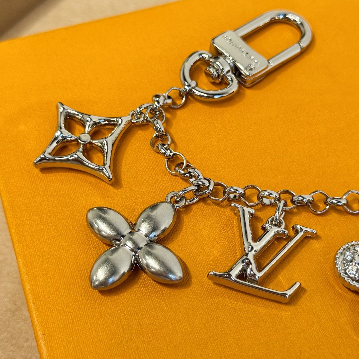 LV Fleur de Monogram Bag Charm