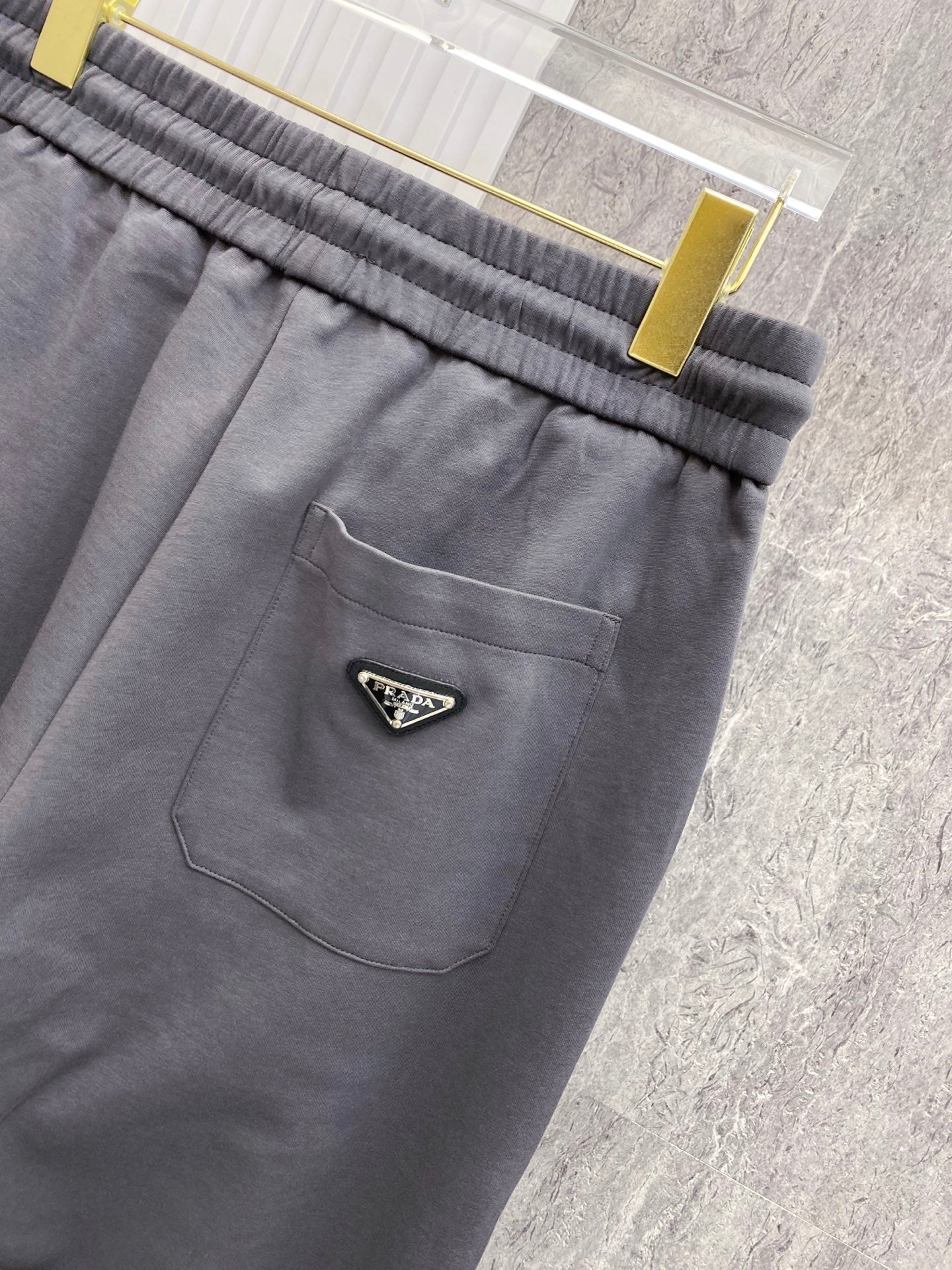 PRA 2026 Men's Casual Pants Gray Fabric 842902