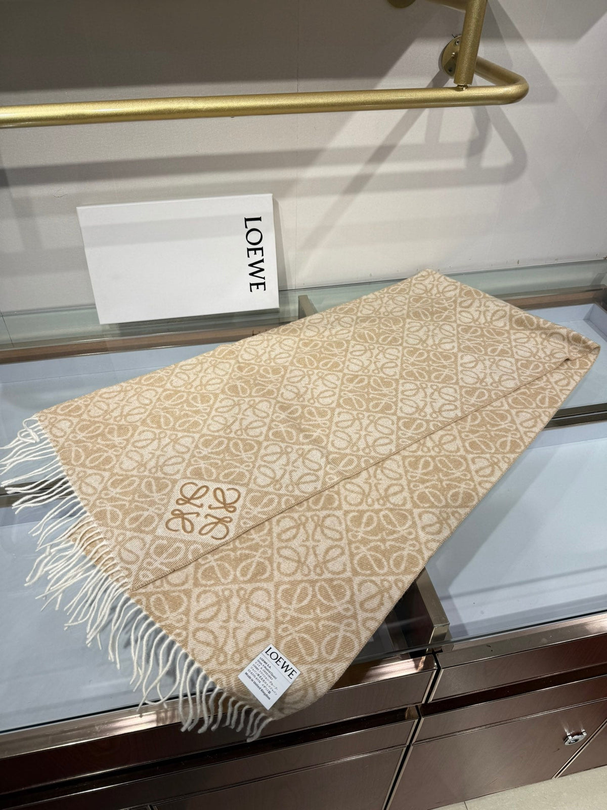 Loewe 2026 Anagram Scarf 180cm Wool And Cashmere 200658