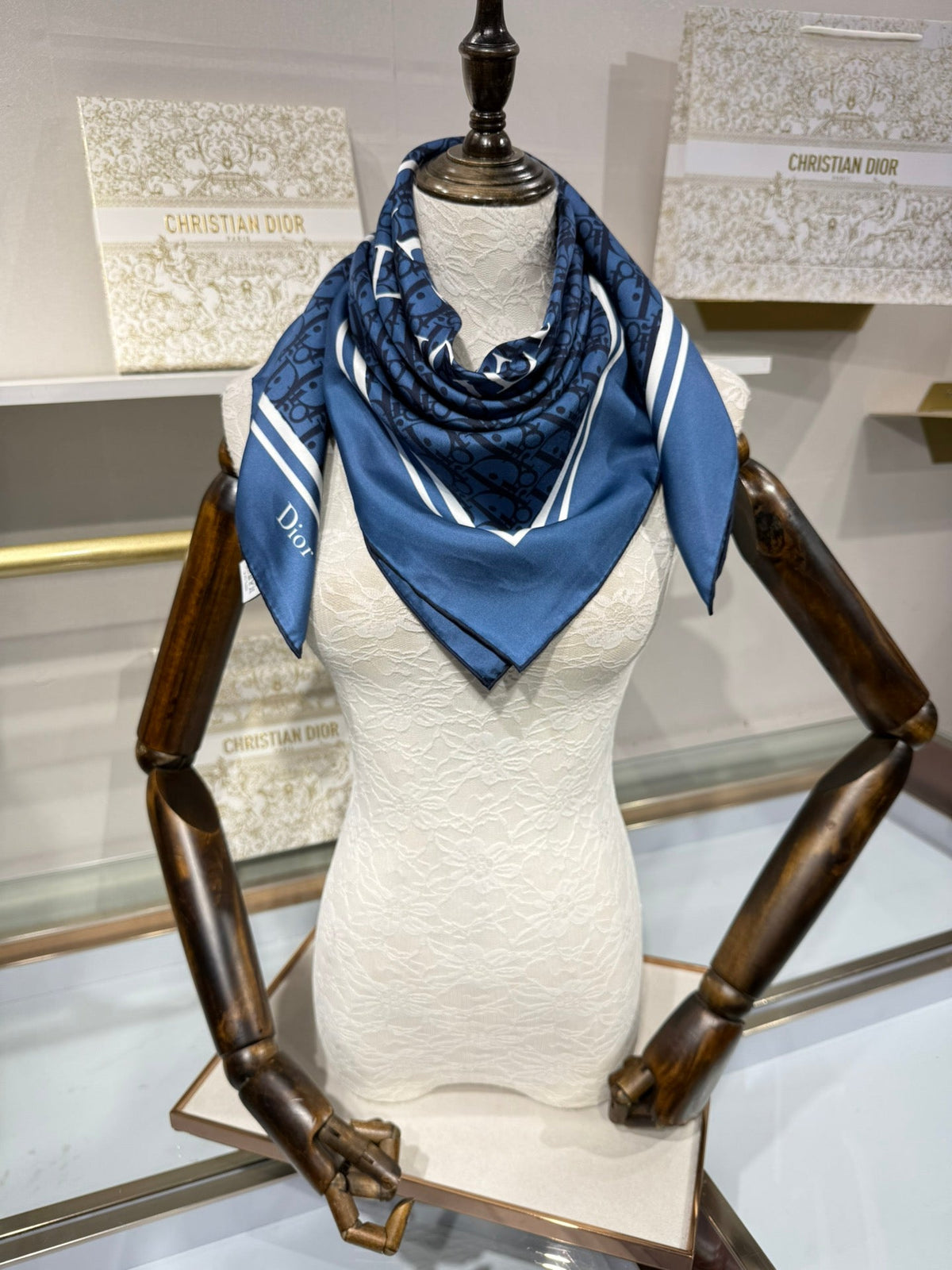 Dior 2026 Les Liaisons Scarf 90cm Silk 201079
