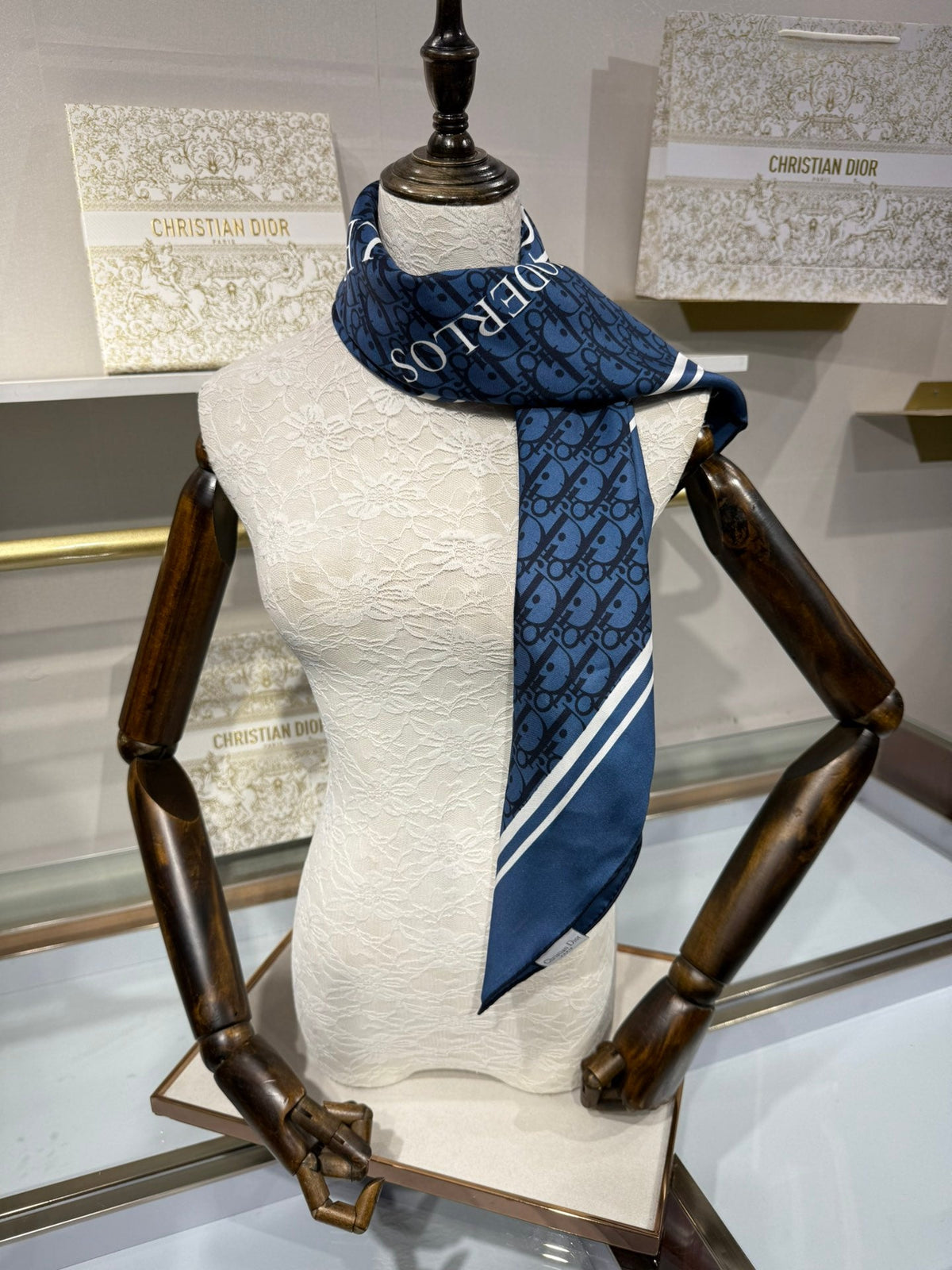Dior 2026 Les Liaisons Scarf 90cm Silk 201079