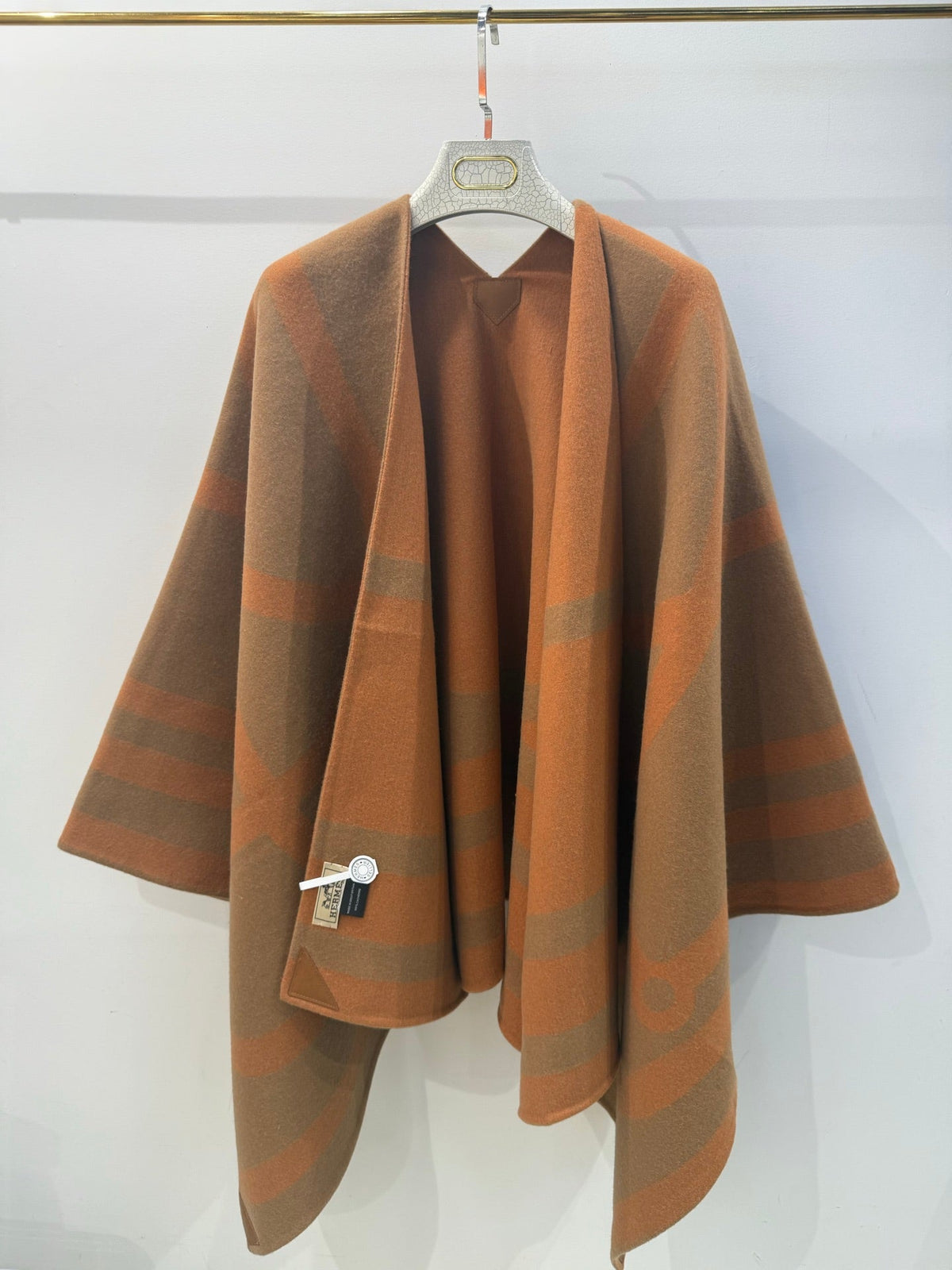 Hermès 2026 Poncho Scarf 150cm Cashmere 216453