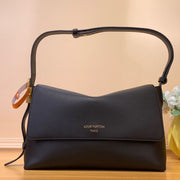 LV Low Key Messenger Black Calf Leather 205010