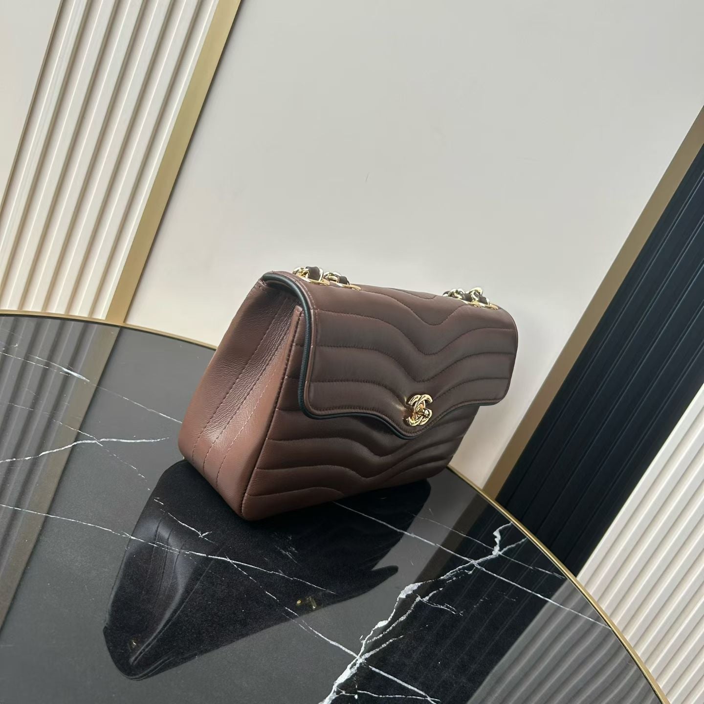 Chanel 2026 Flap Bag 25.5cm Patinated Lambskin