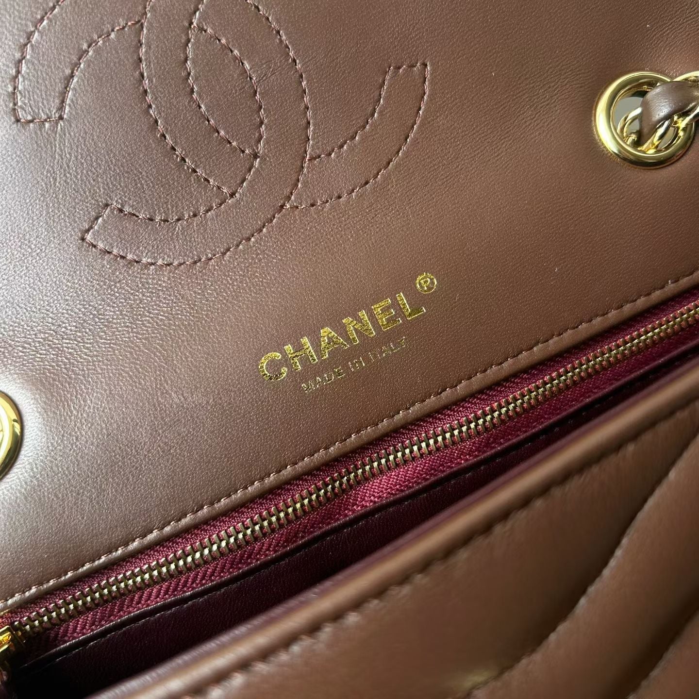 Chanel 2026 Flap Bag 25.5cm Patinated Lambskin
