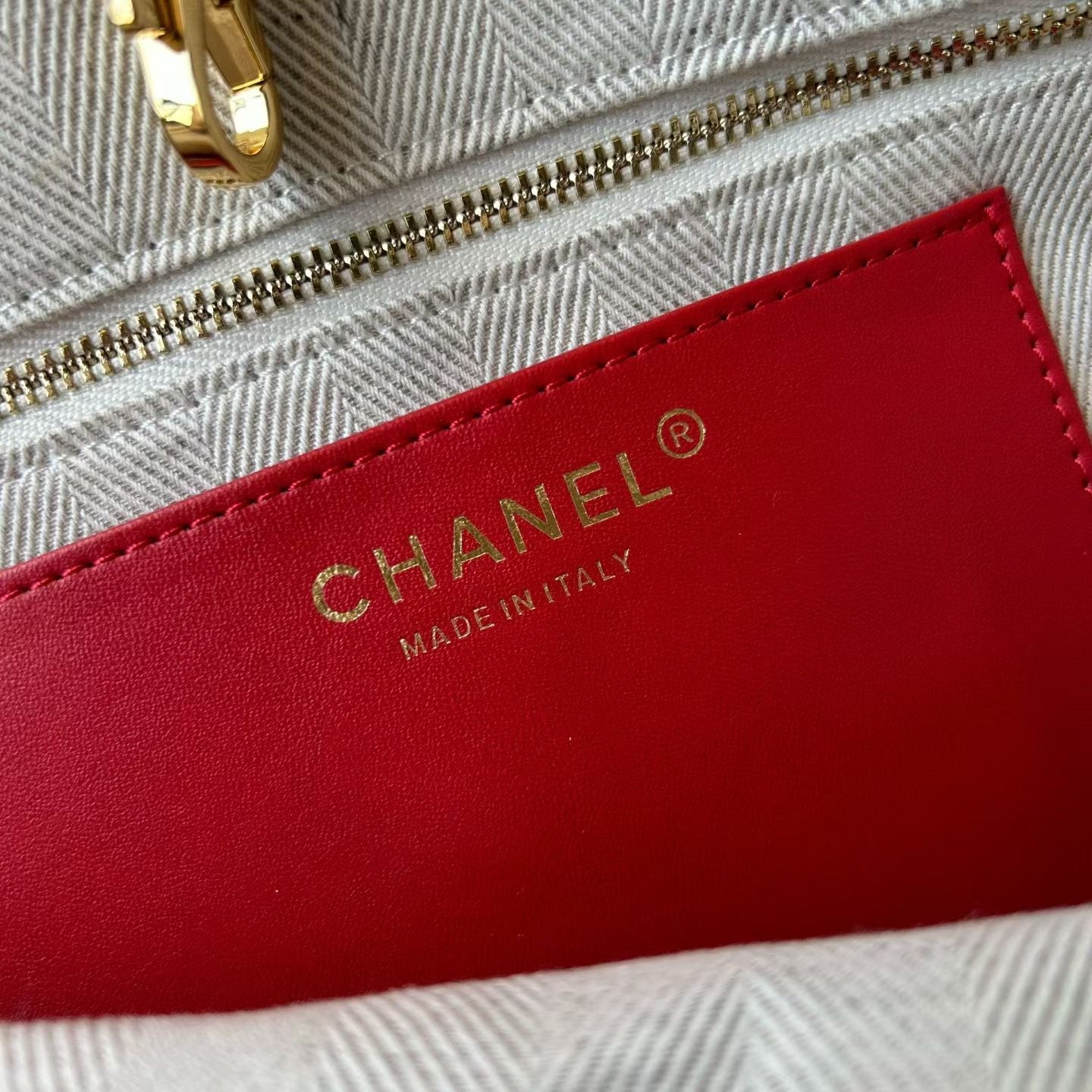 Chanel 2026 Double C Tote Bag 36cm Black White Canvas Leather