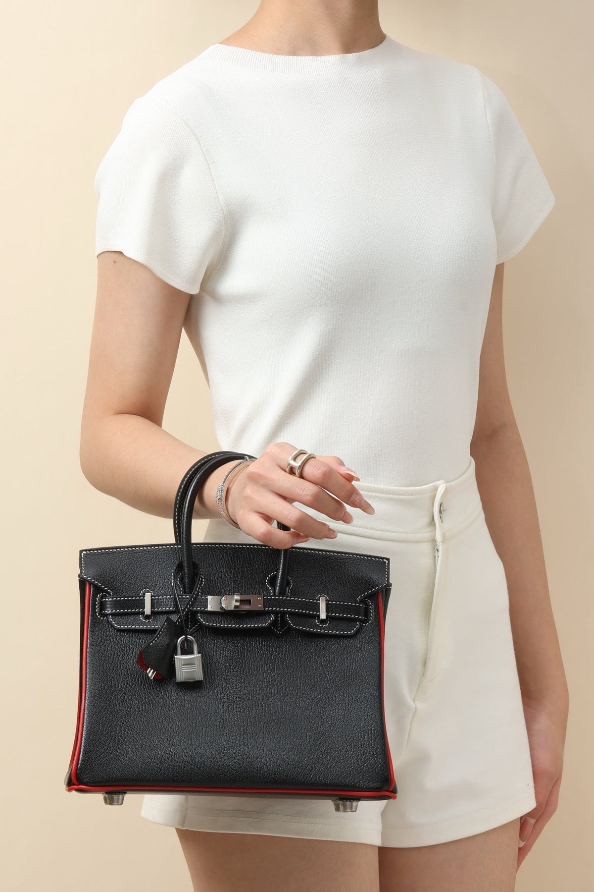 High-end Hermes 2026 Horseshoe Stamp Birkin Bag 25cm Goatskin