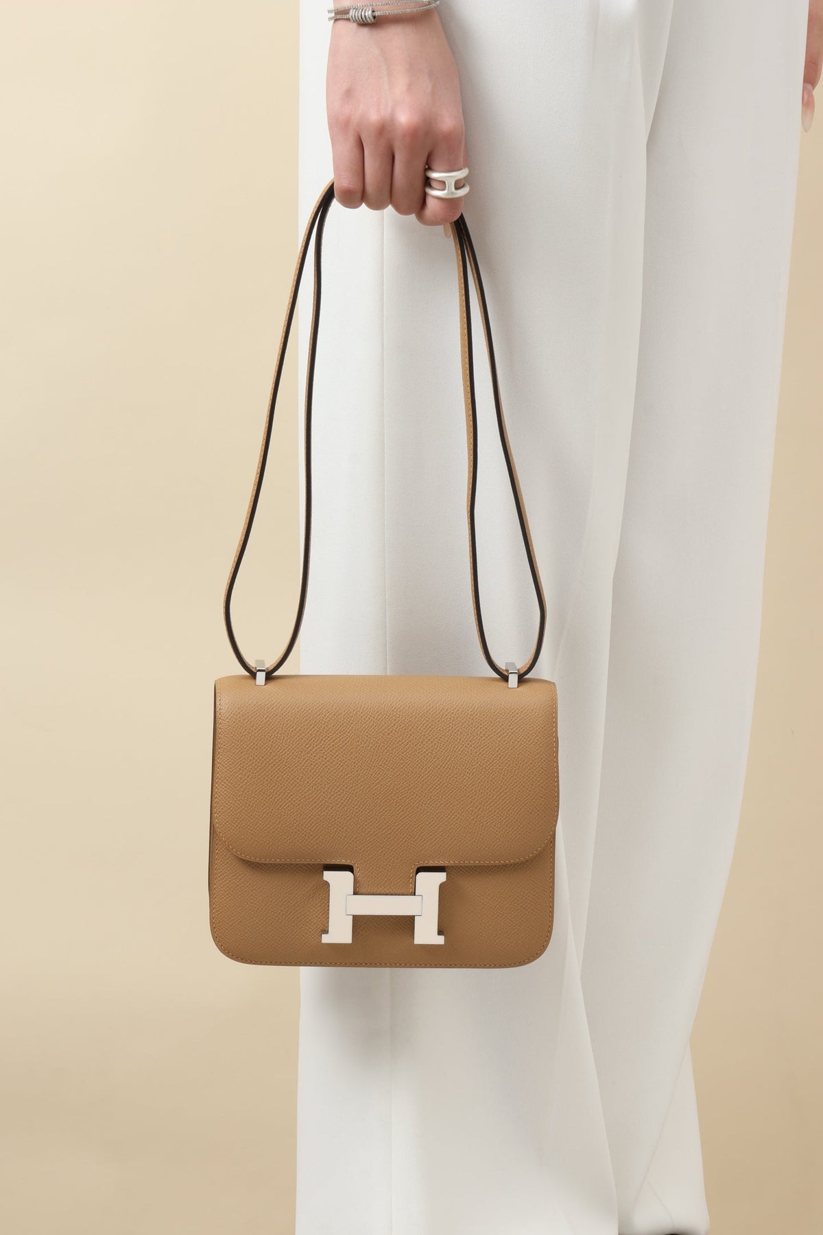 High-end Hermes 2026 Constance Bag 19cm Epsom Calfskin