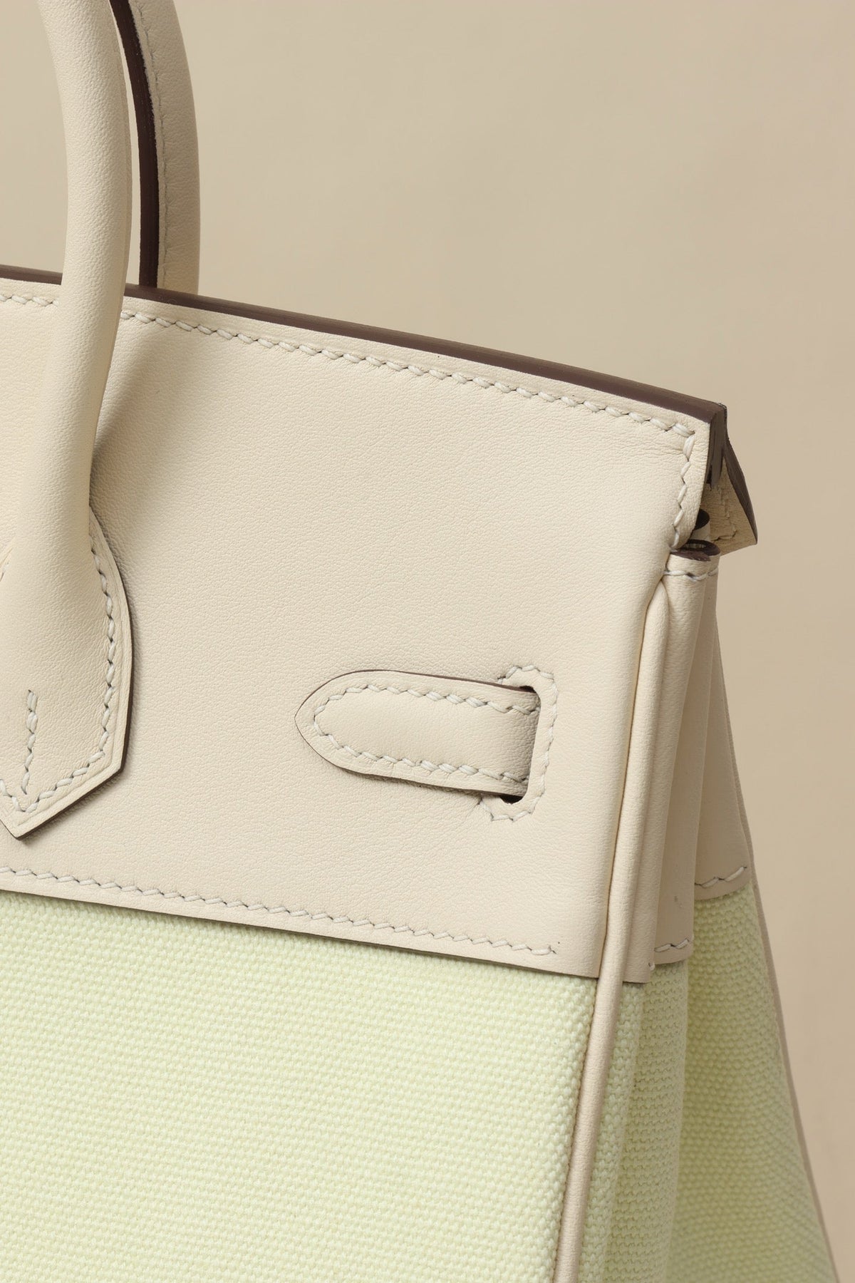 High-end Hermes 2026 Birkin Bag 25cm Toile H Canvas-Swift Leather