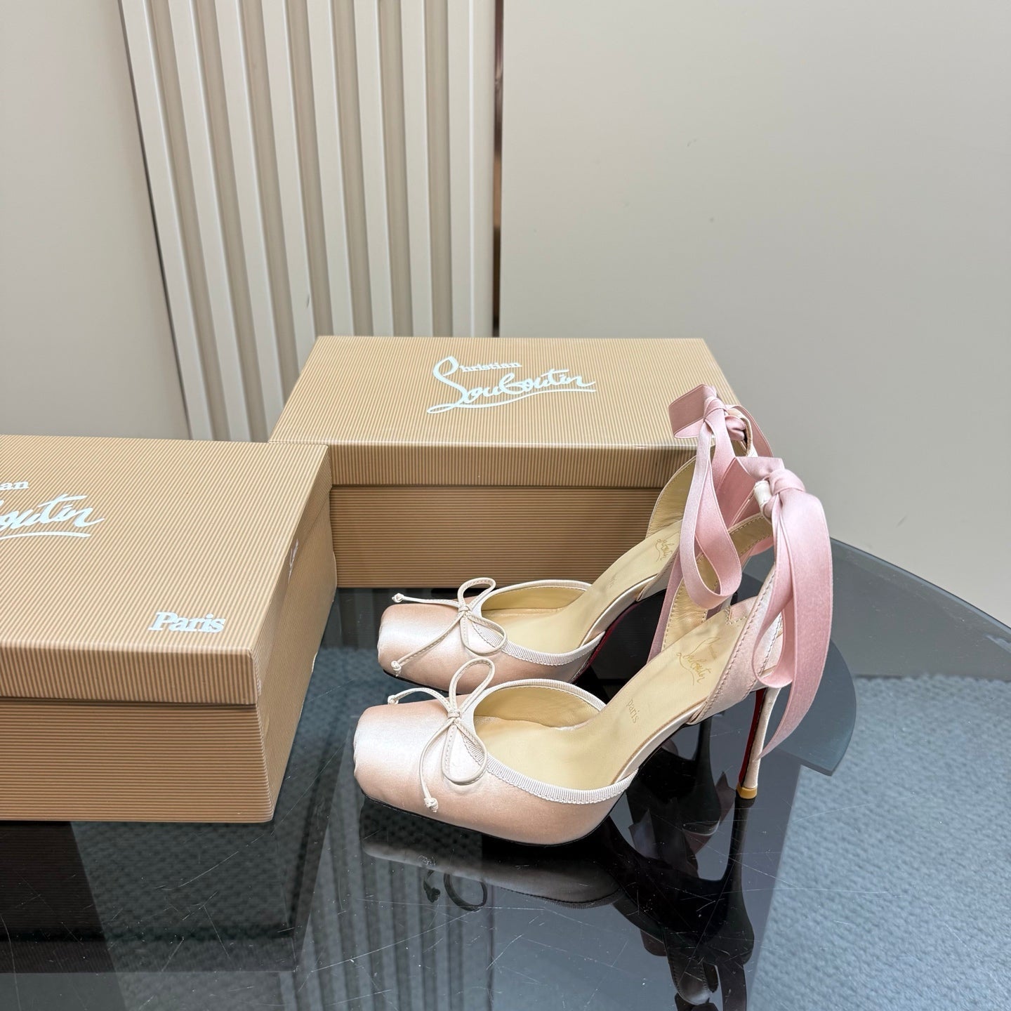 CL 25C Cassia Lace Up 100mm Your Pink Silk 215856