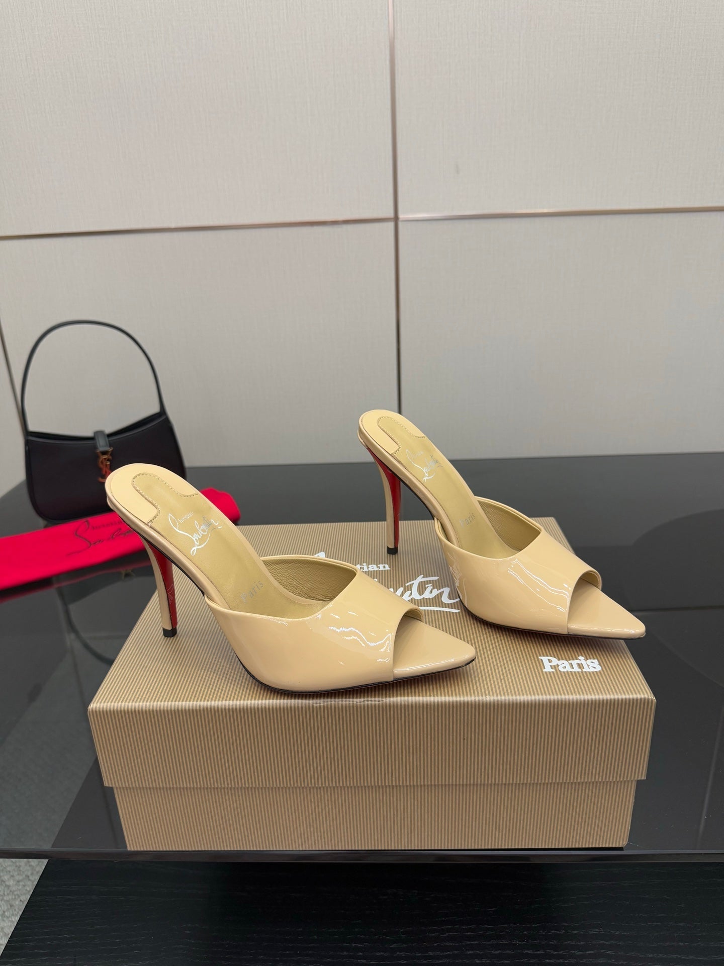 CL 26SS High Heel Sandals 100 Patent Leather 532171