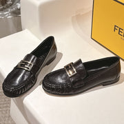 Fendi 2026 Buckle Loafer Black Calfskin