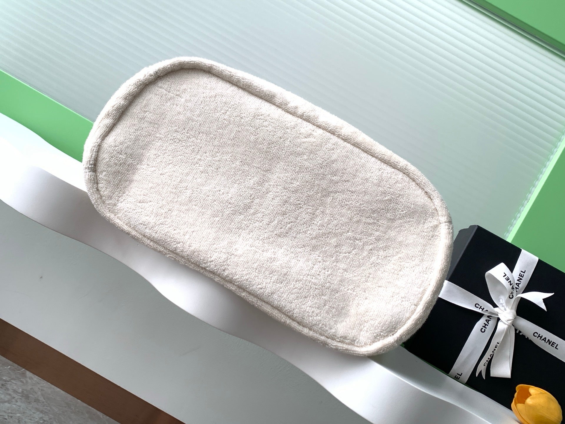 CC 25A Beach Bag 38cm Cream Cotton