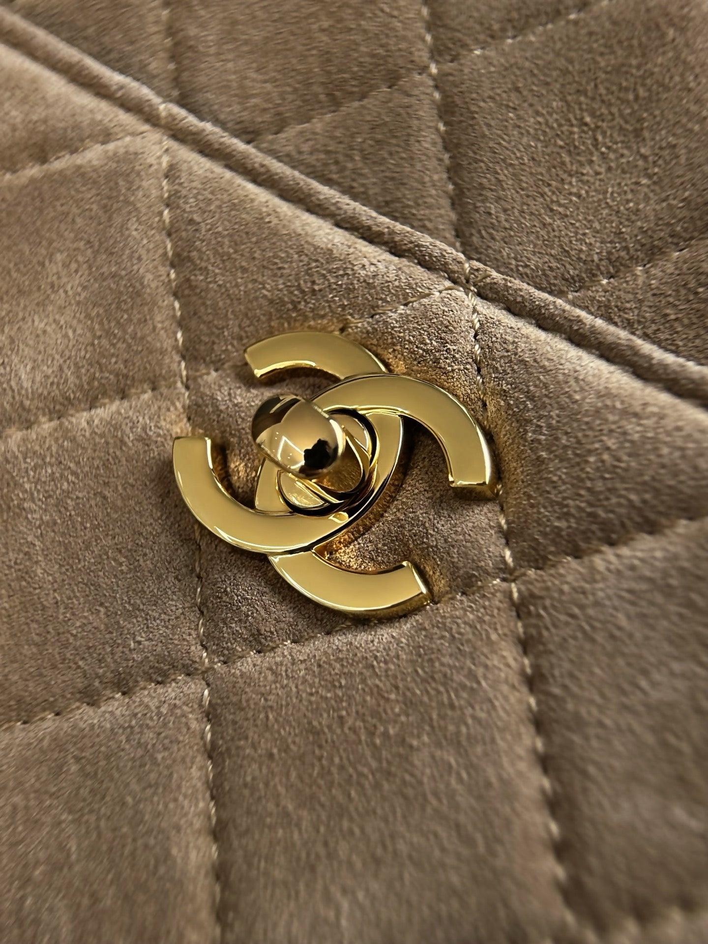 Chanel 2026 Camera Bag 24.5cm Suede Lambskin