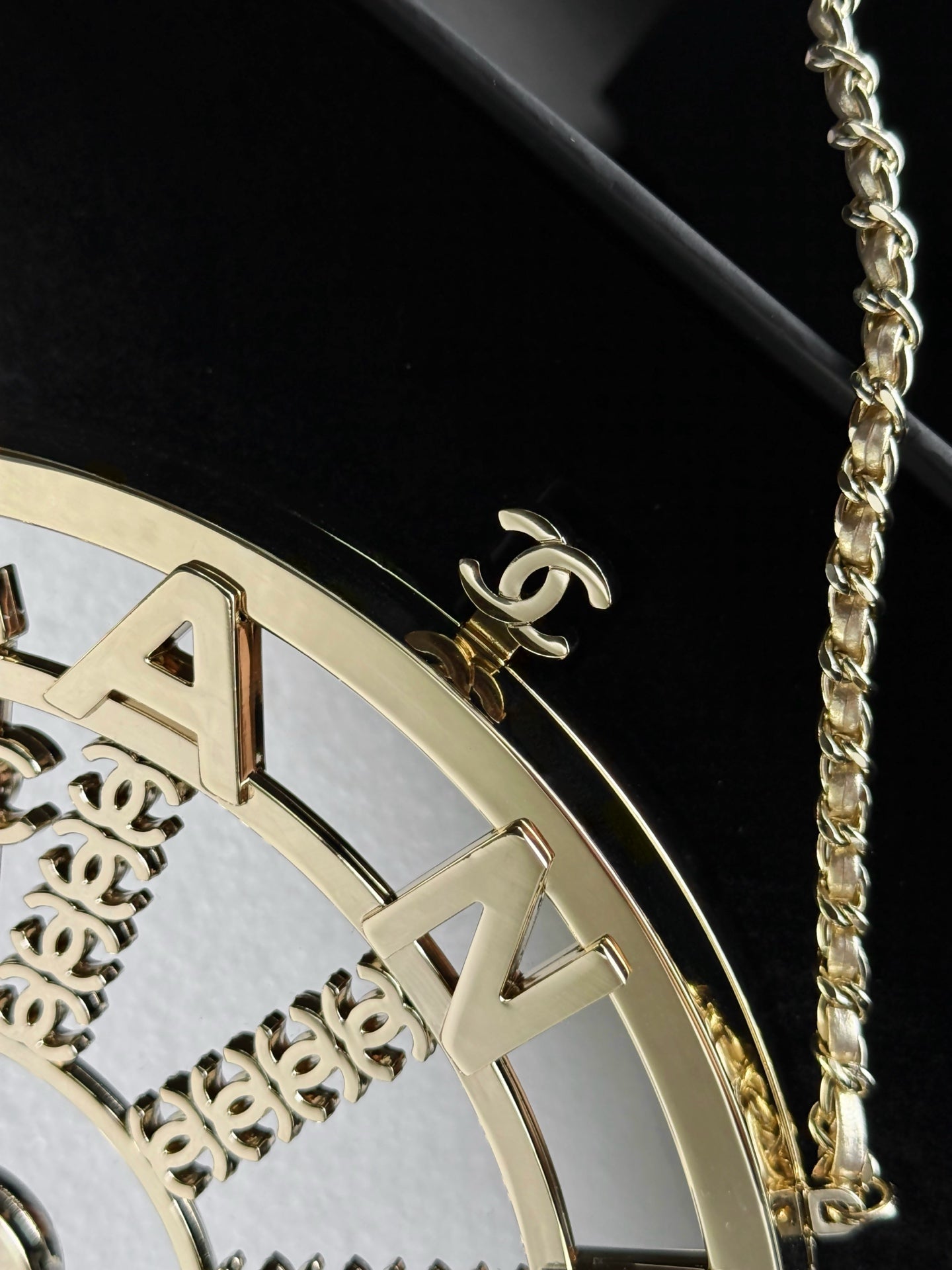Chanel 2026 Elevator Minaudiere Bga 21.5cm Gold Metal