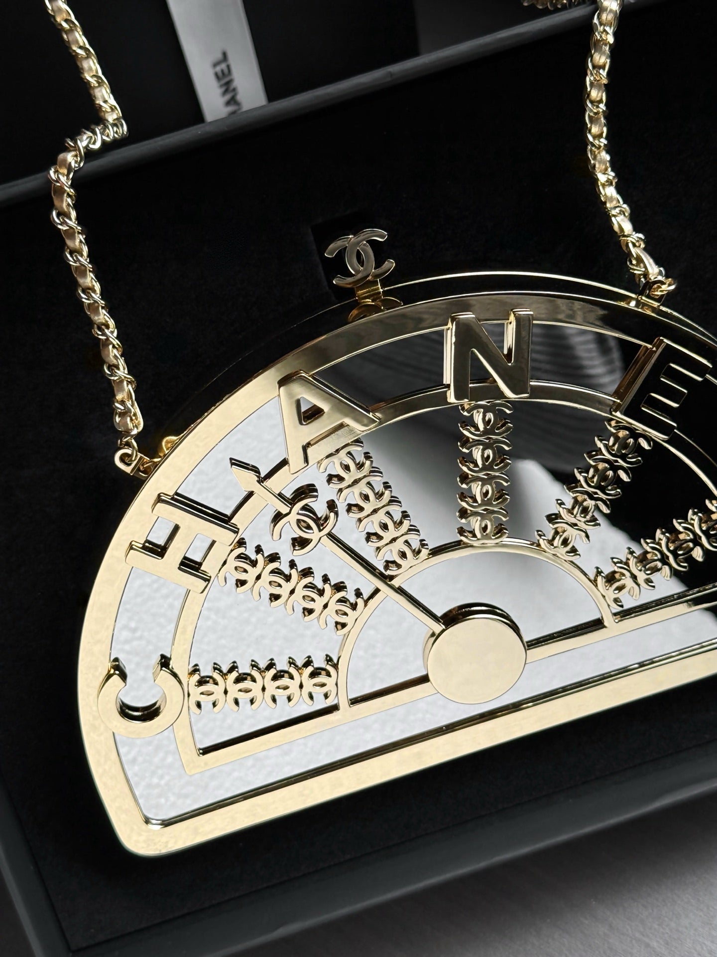 Chanel 2026 Elevator Minaudiere Bga 21.5cm Gold Metal